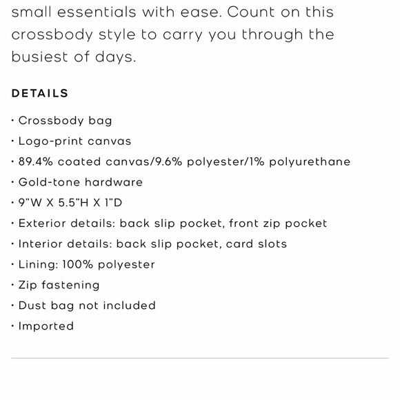 NEW with tag Jet Set travel bag by Michael Kors cross body bag - Picture 8 of 8